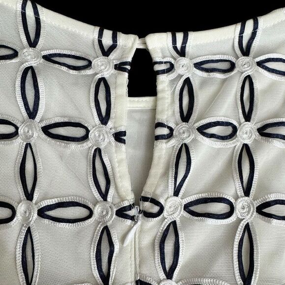 S L Fashions Women’s Stylish Overlay Dress / SZ: 14 / NWT - Picture 5 of 9